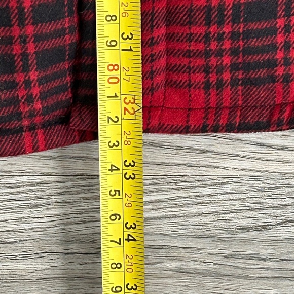 Victory Rugged Wear Red/Black Plaid Snap up Jacket Sz XL - Picture 6 of 8